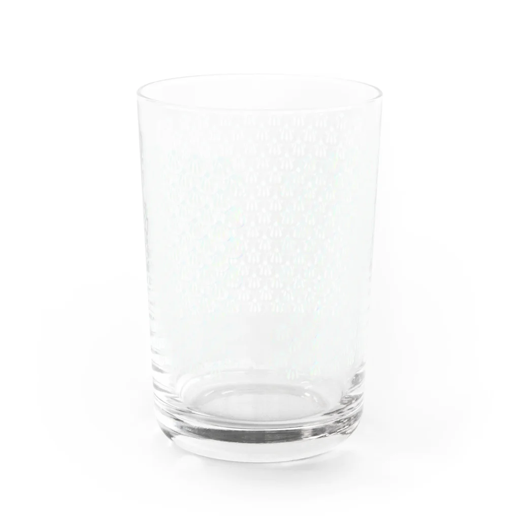 みなも屋のうろこ　白 Water Glass :back