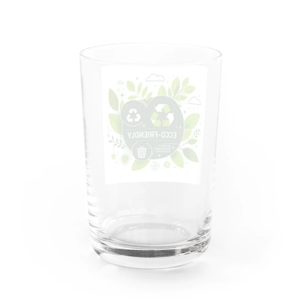 salashigeのエコ・サステナブルなデザイングッズ Water Glass :back