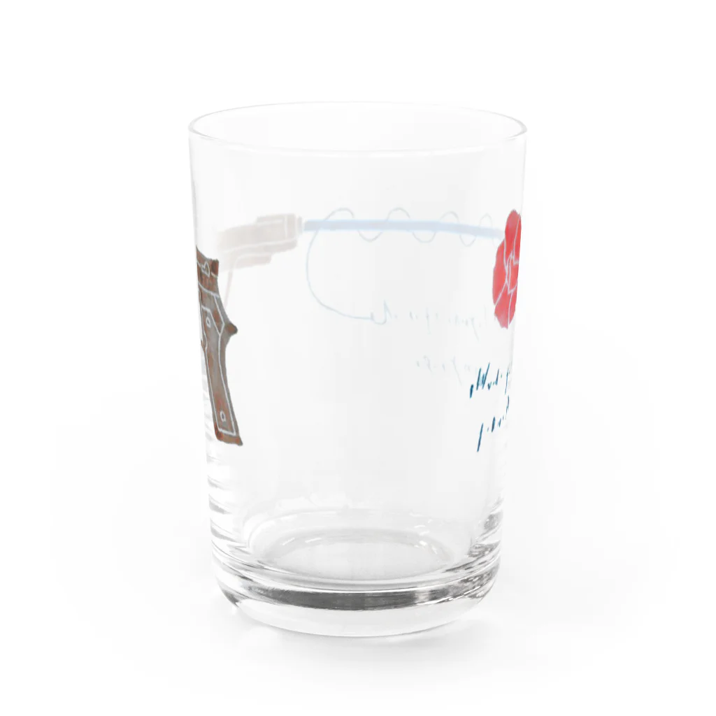 ENFAB DESIGN WORKSのレッドローズ-2 Water Glass :back