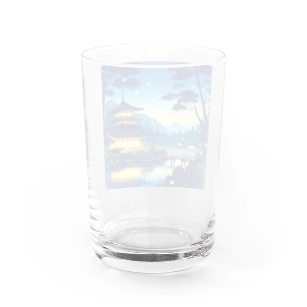 ソラのお店屋さんの蛍(昔の情景風) Water Glass :back