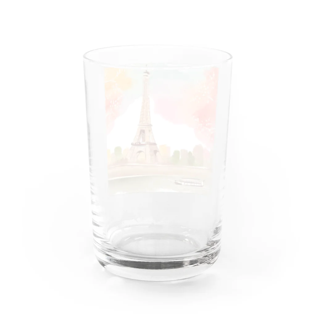 tyu-ripuのparis spring Water Glass :back