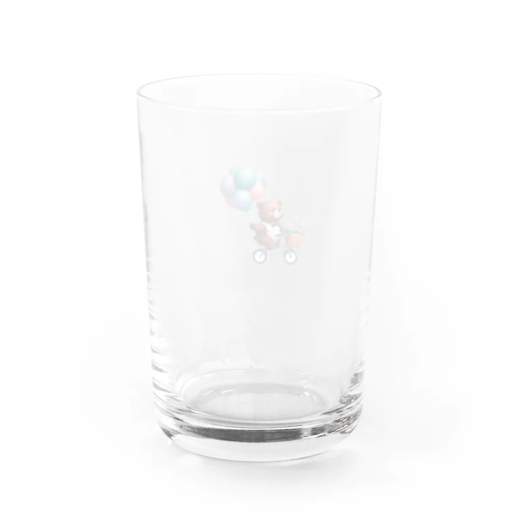 lblの風船売りのクマさん Water Glass :back