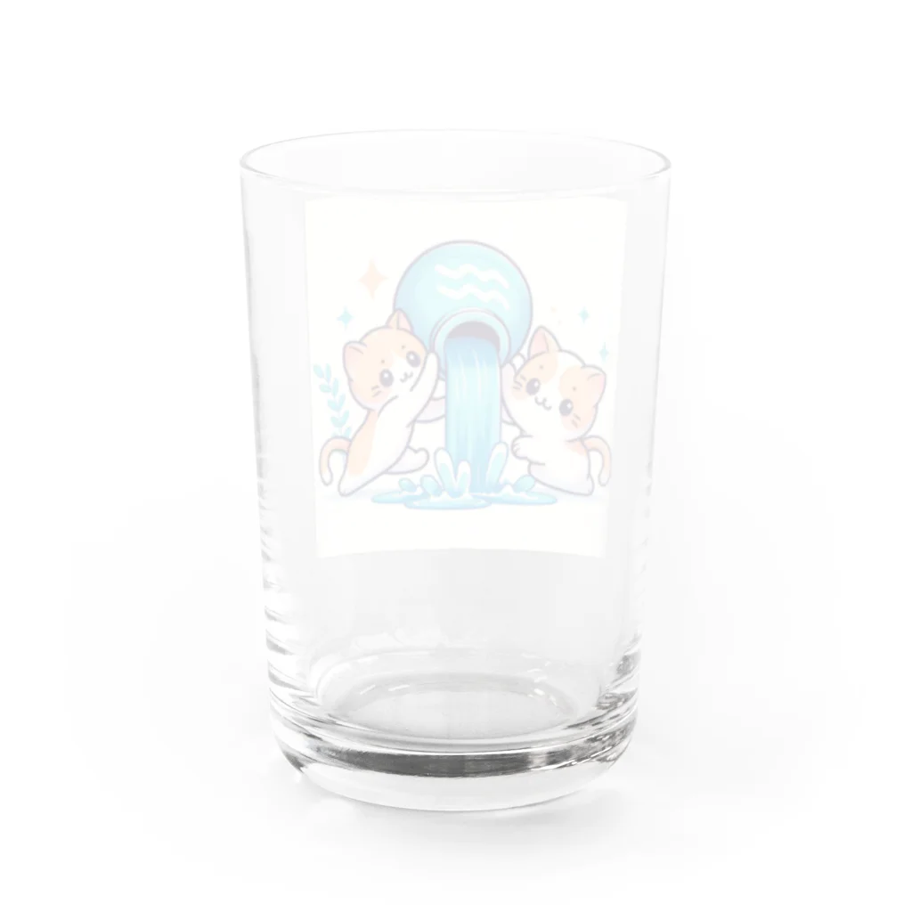 Freeman1の水瓶とネコ Water Glass :back