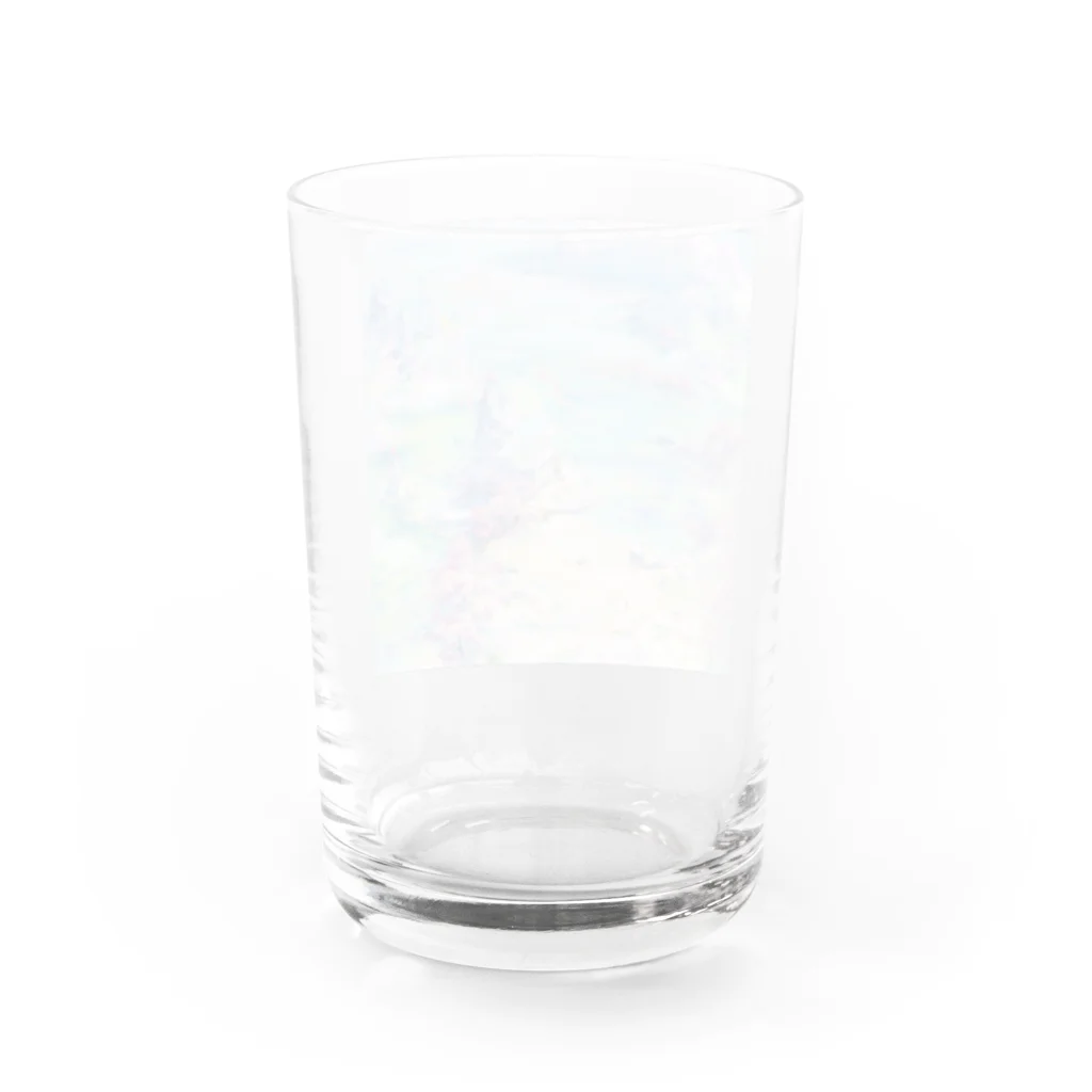 幻想世界のイーハトーブの幻風景 Water Glass :back