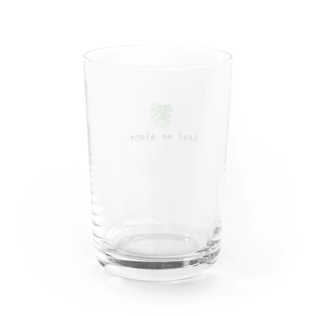 伊藤豊大の独りにしてほしい Water Glass :back