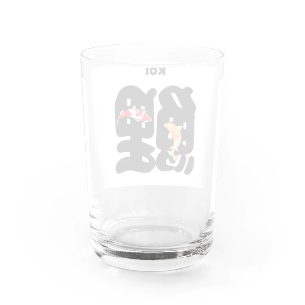 NaturalCanvasのKOI Water Glass :back