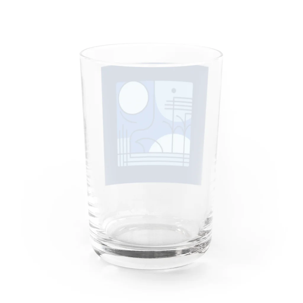 KAKOのフルムーン Water Glass :back