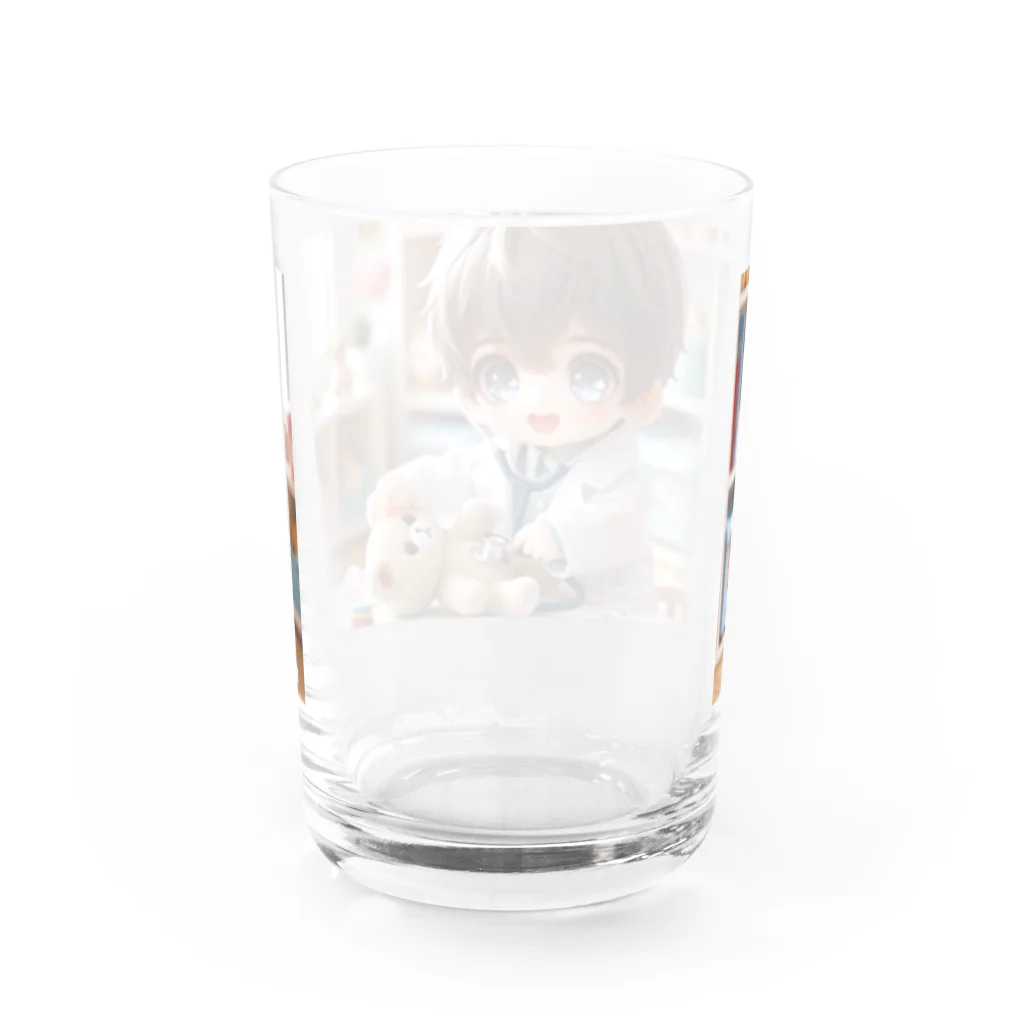 Bonmaru☆ぼんまるのいたいの飛んでいけ Water Glass :back