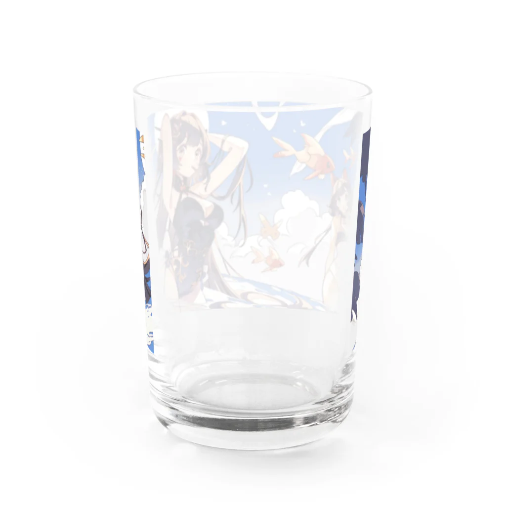 カガミモチコのサマーバケーション Water Glass :back