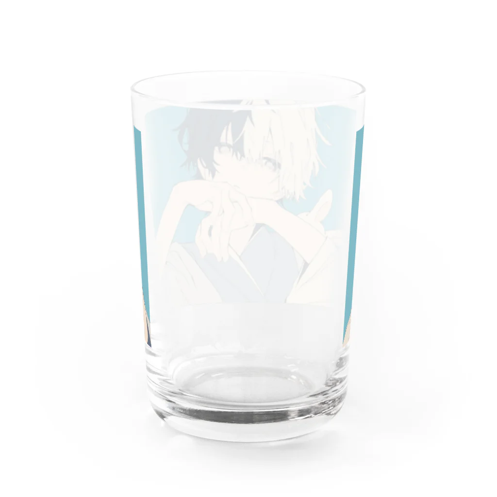 as -AIイラスト- の着物とうさ耳 Water Glass :back