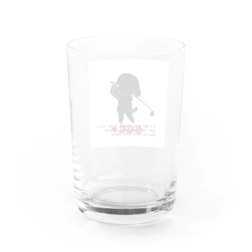 BAJILL shopのSEXY GOLF CLUB Water Glass :back