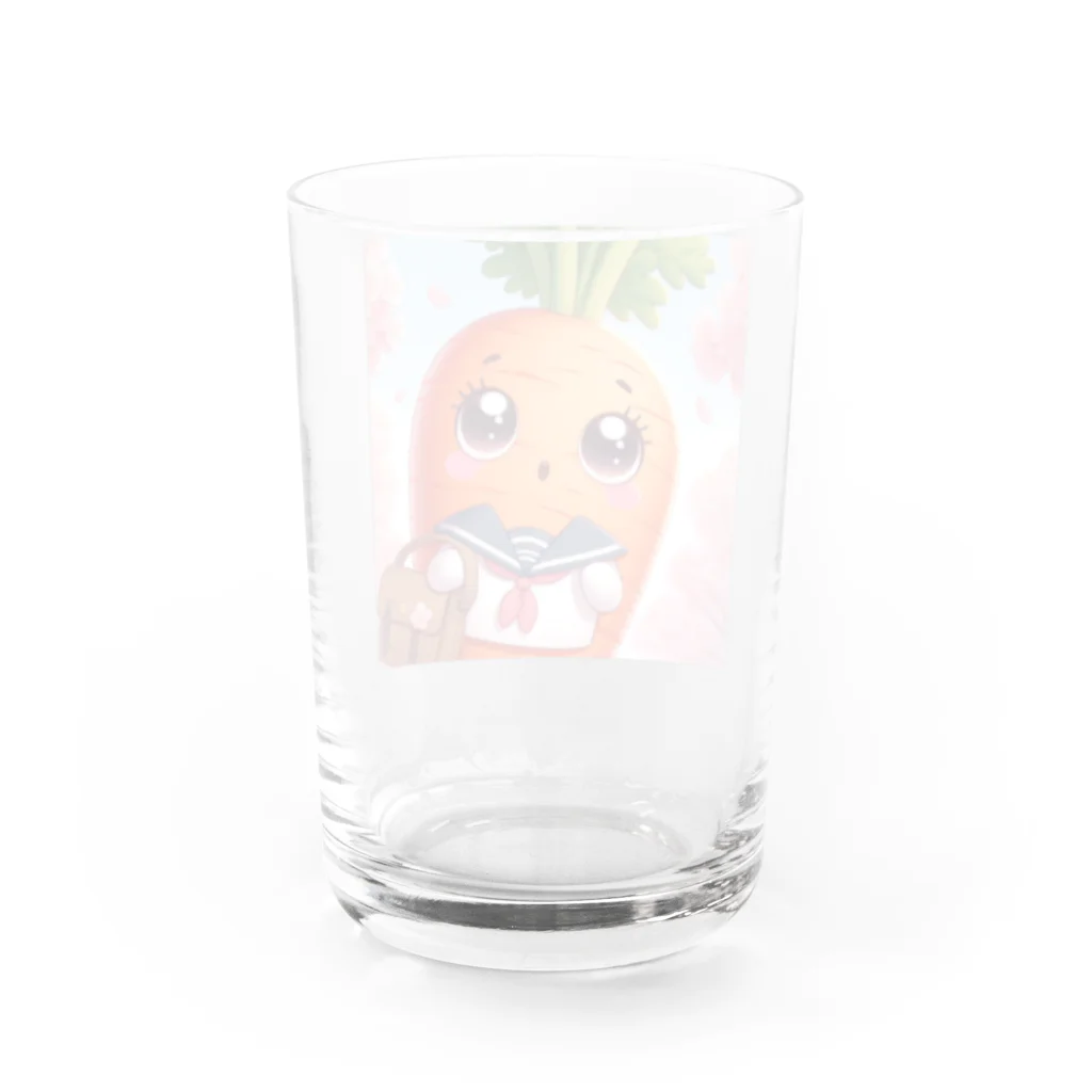 ハートフルのキャロット姫のドキドキSchool！ Water Glass :back