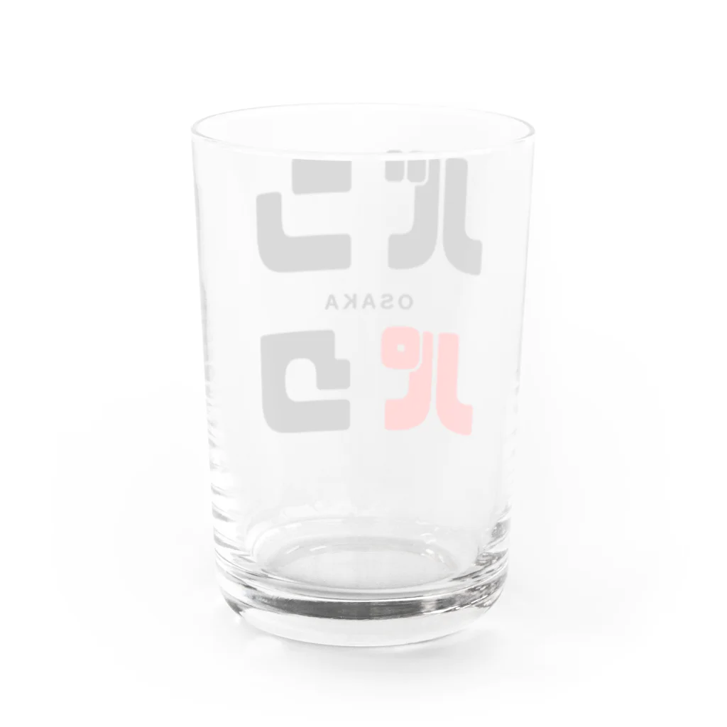noririnoのバンパク -OSAKA- Water Glass :back