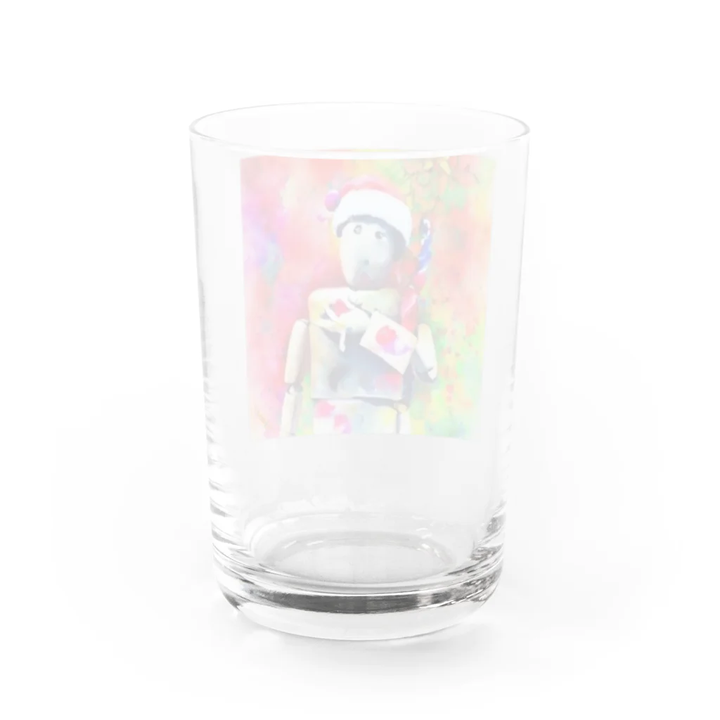 jiruchangのひとりぼっちのクリスマス Water Glass :back