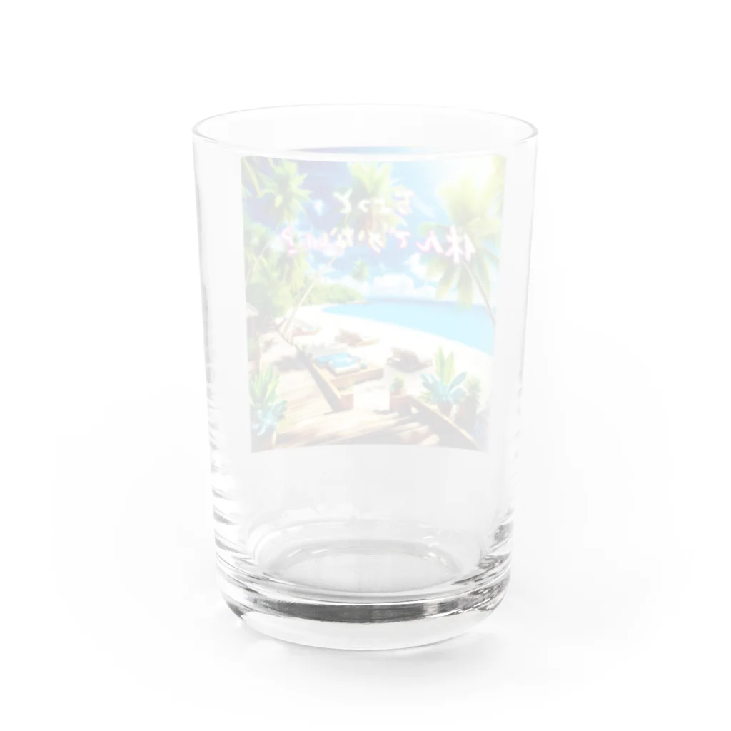 ソラのお店屋さんのちょっと休んでかない？ Water Glass :back