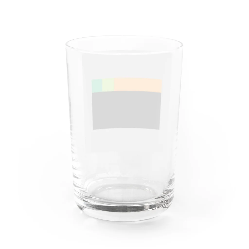 soundのドット（うに多め軍艦） Water Glass :back