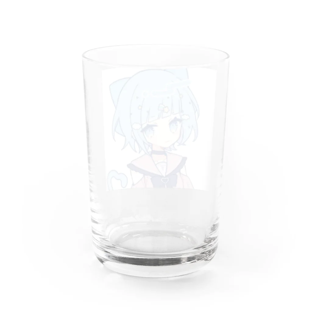 猫耳少女のジュピア Water Glass :back