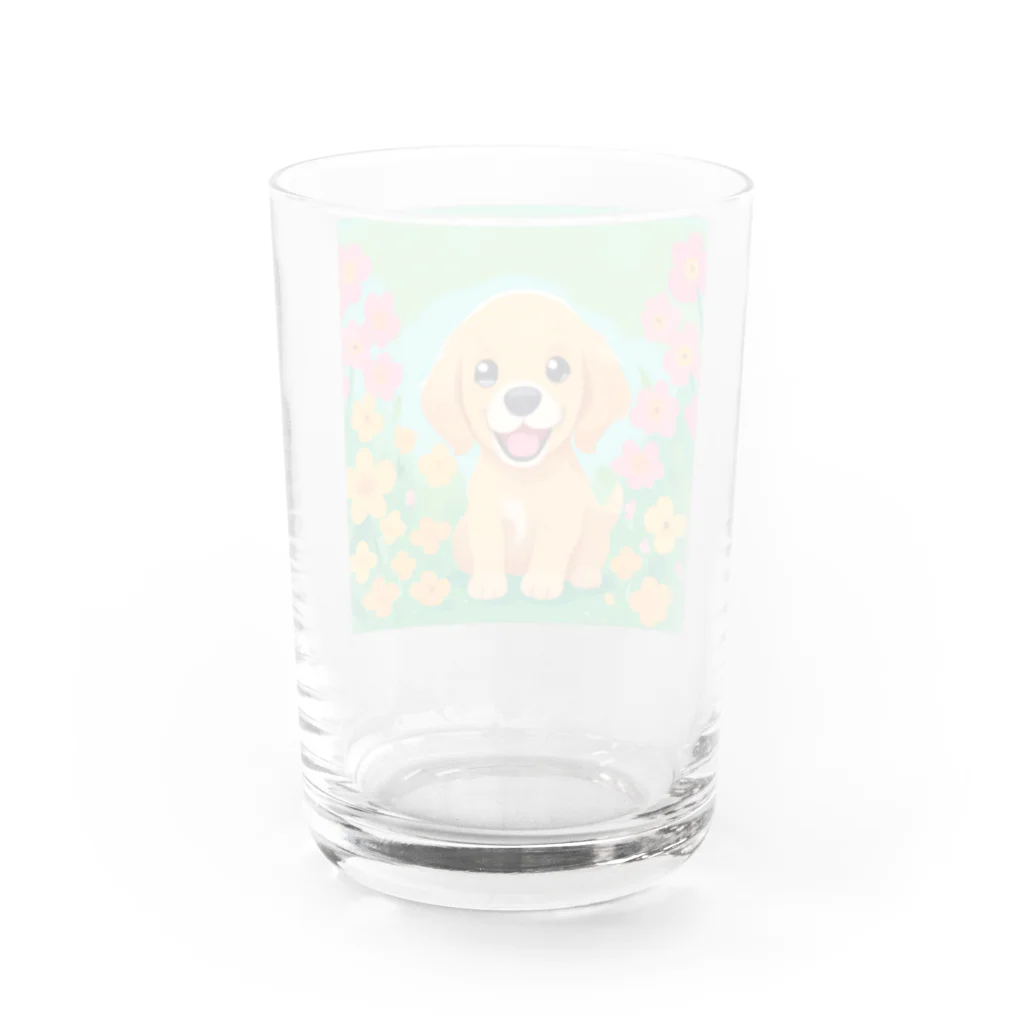 spica3starのココと一緒 Water Glass :back