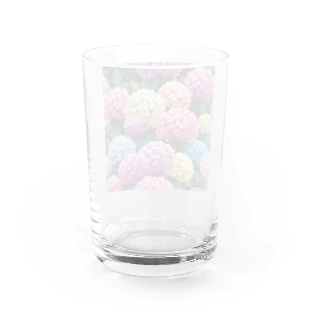 hanayaのあじさい Water Glass :back