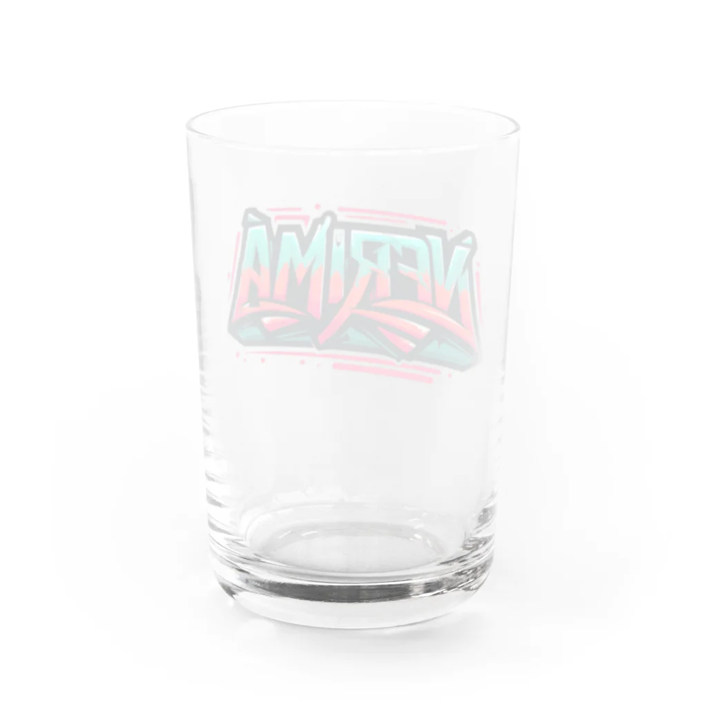 ore-journalのHipHopのグラフィティのロゴ「NERIMA(練馬)」 Water Glass :back