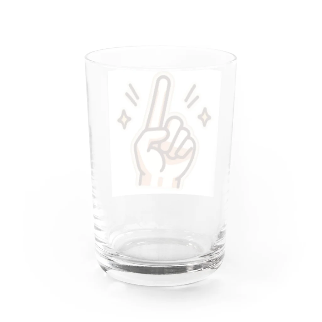 ハートフルの一等賞！ Water Glass :back