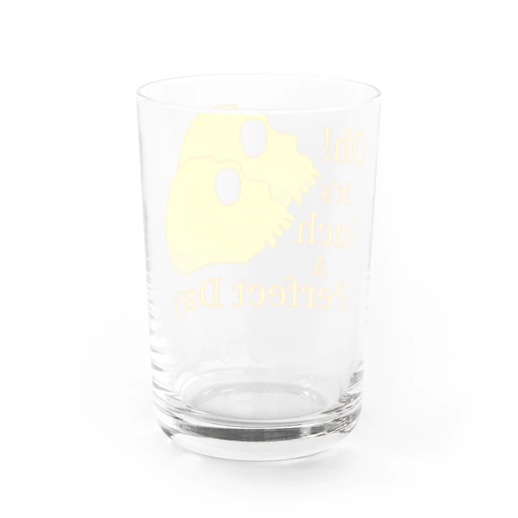 『NG （Niche・Gate）』ニッチゲート-- IN SUZURIのOh! It's Such A Perfectday.（黄色） Water Glass :back