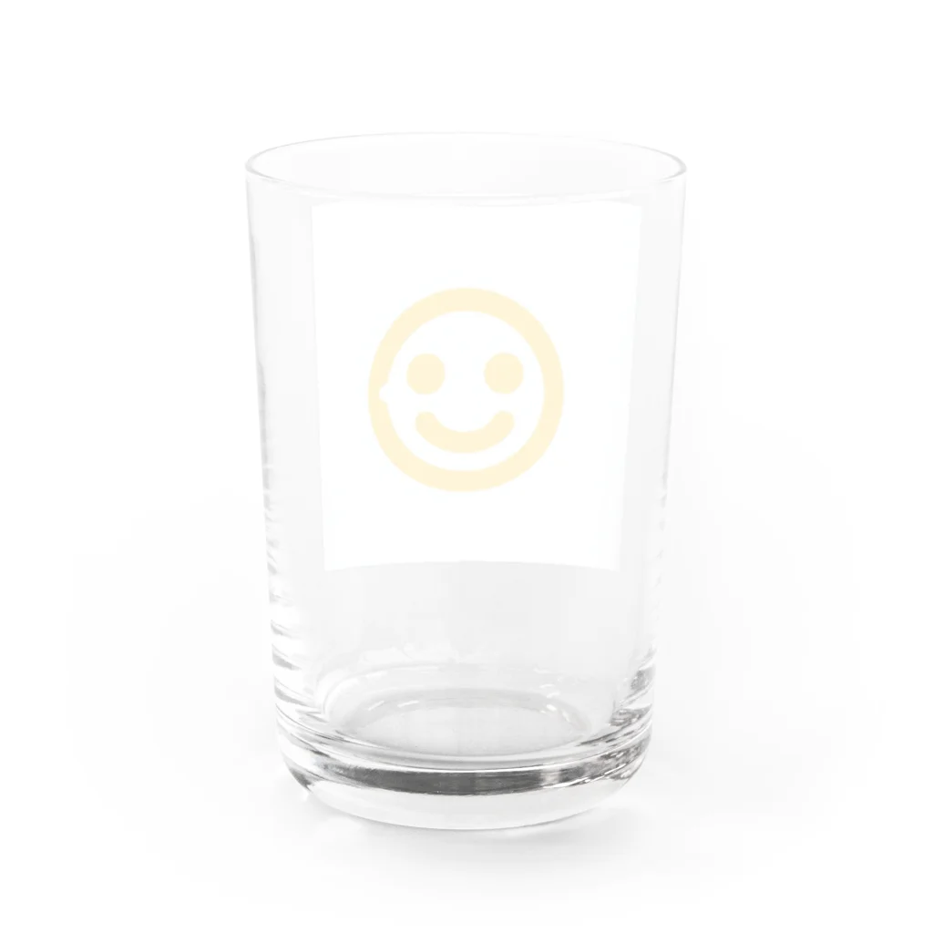 Golden-Cat358の可愛い笑顔 幸せ 平和 Water Glass :back