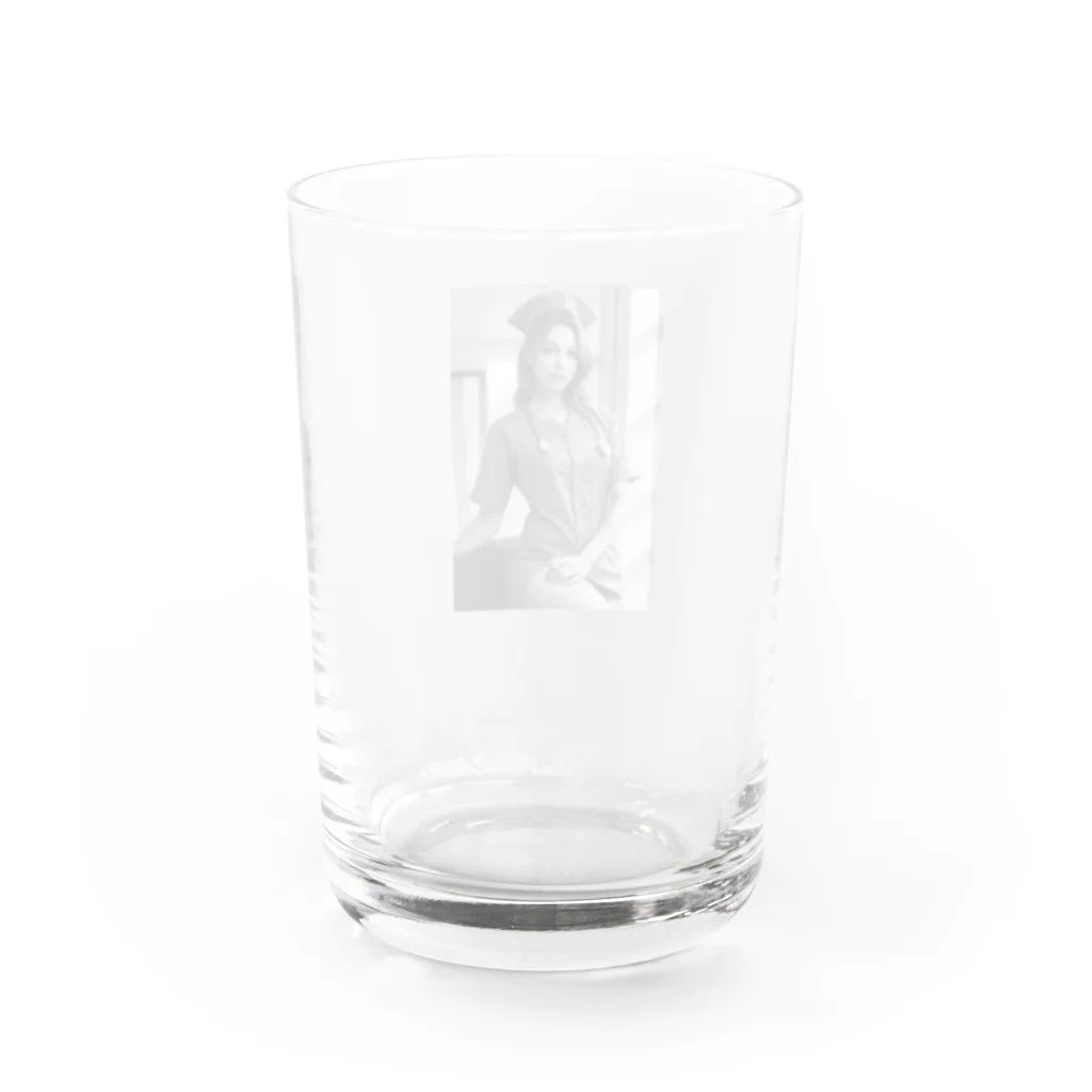 Be proudの診療ナース Water Glass :back