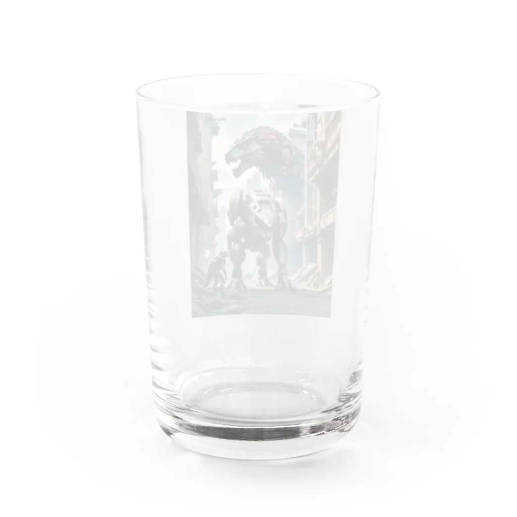 OTIRUBUTUBUTUのゴジラ？ Water Glass :back