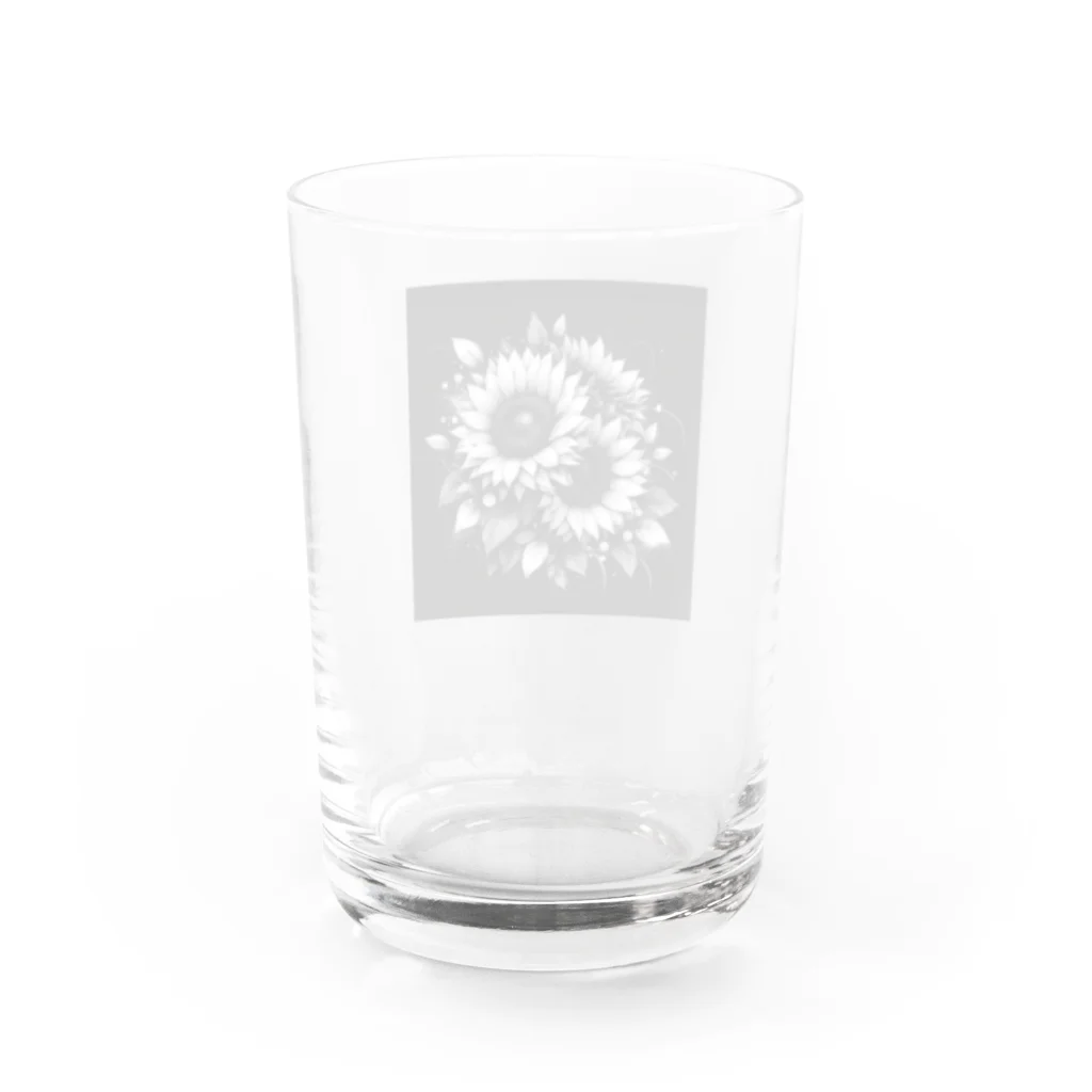 hanayaのひまわり Water Glass :back