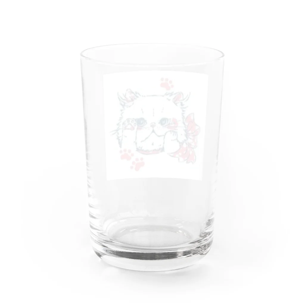 Reea wkoのふわっねっこっ Water Glass :back