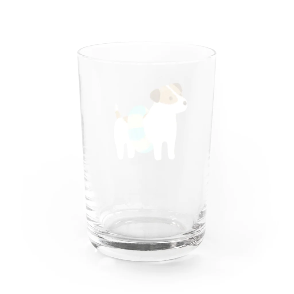 ジャックラッセルテリアのお店の浮き輪 Water Glass :back