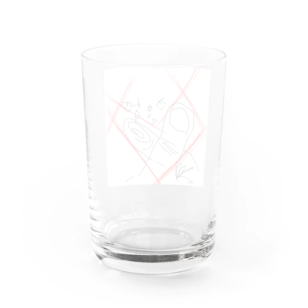 ユルさん。のユルきゅんです。 Water Glass :back