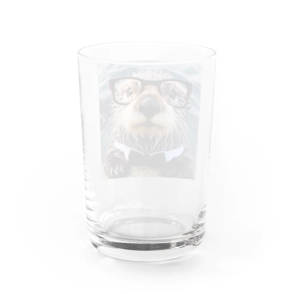 sallysanaの眼鏡フォーマルらっこ Water Glass :back