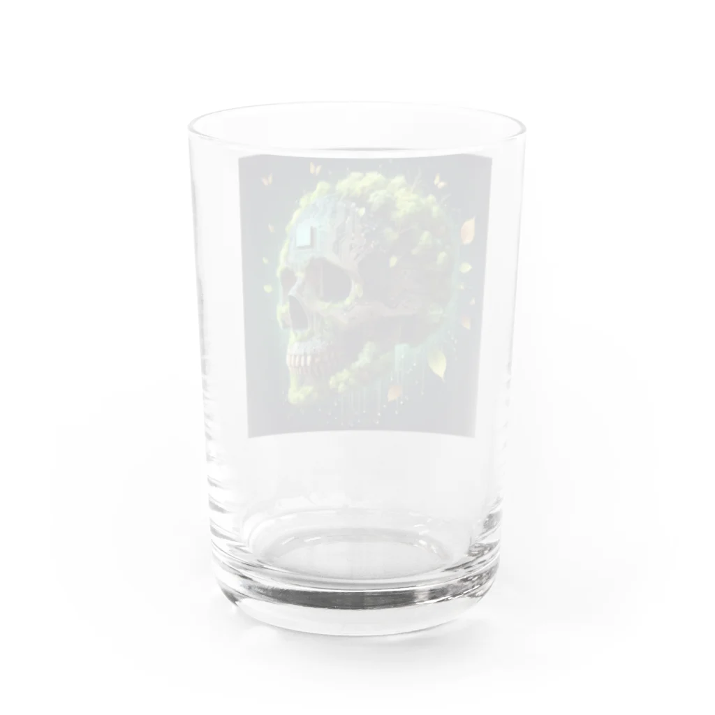 wワンダーワールドwのSKULL031 Water Glass :back