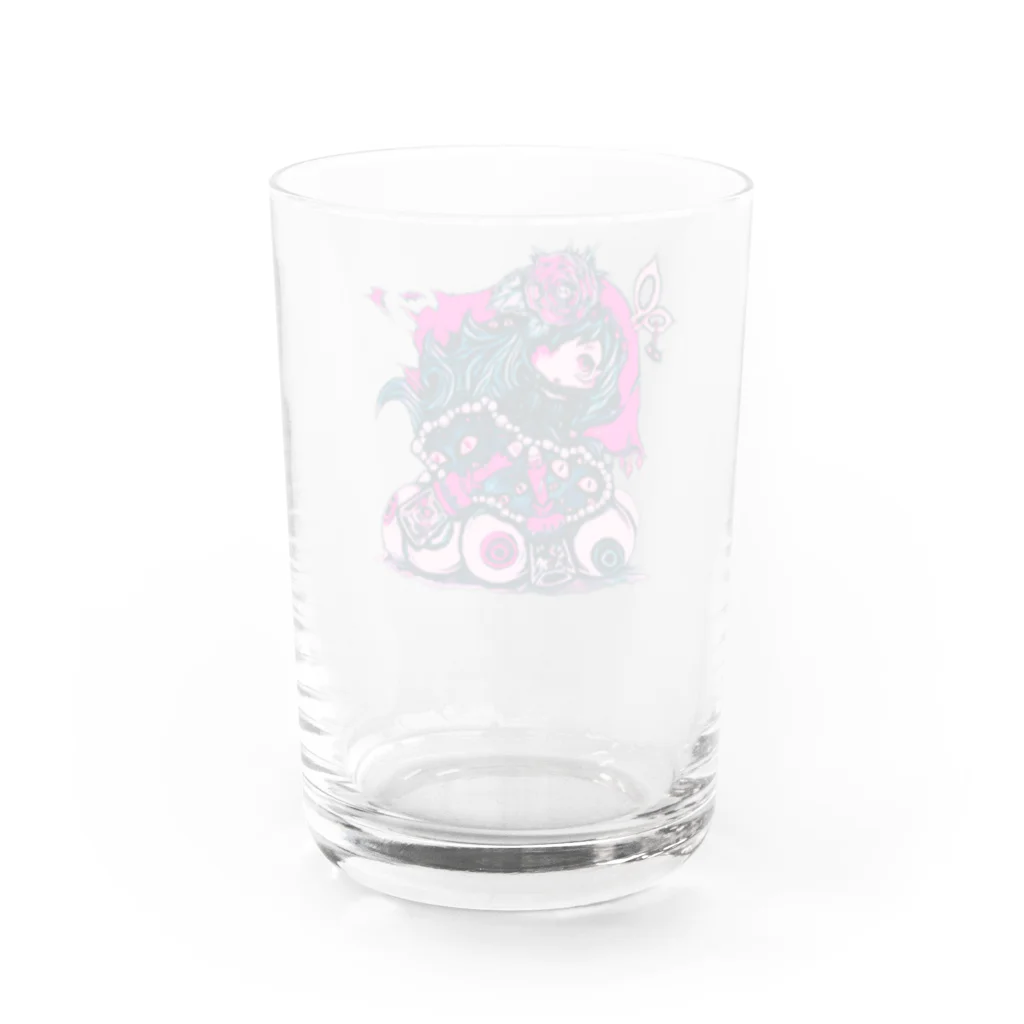 Bitter Sweet Devil's のシザー×ﾋﾟﾝｸ Water Glass :back