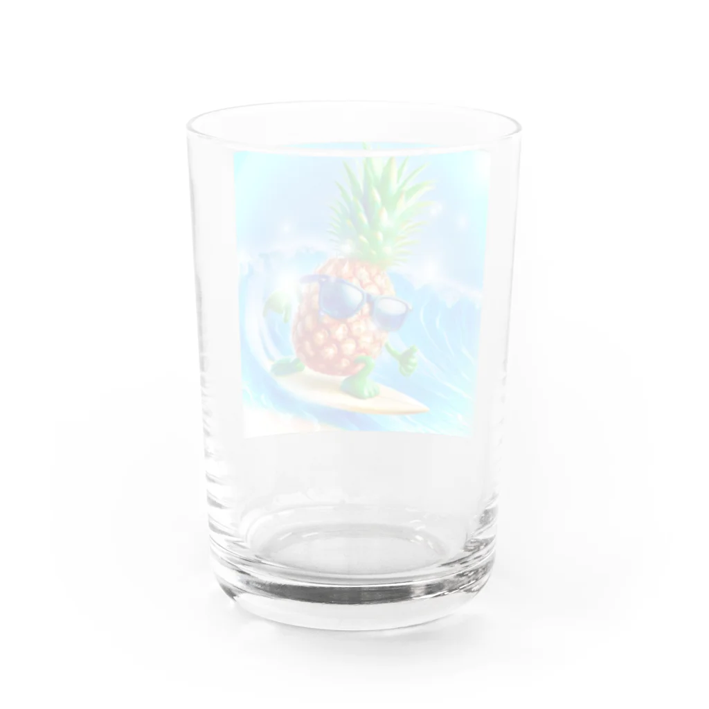 koro-sukeのコロコロサーフィン Water Glass :back