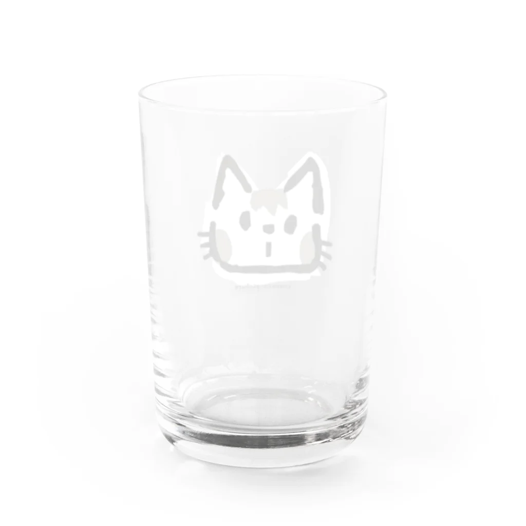 猫のグッズ屋 “ ねこつながり "のいとしのねこ  Water Glass :back