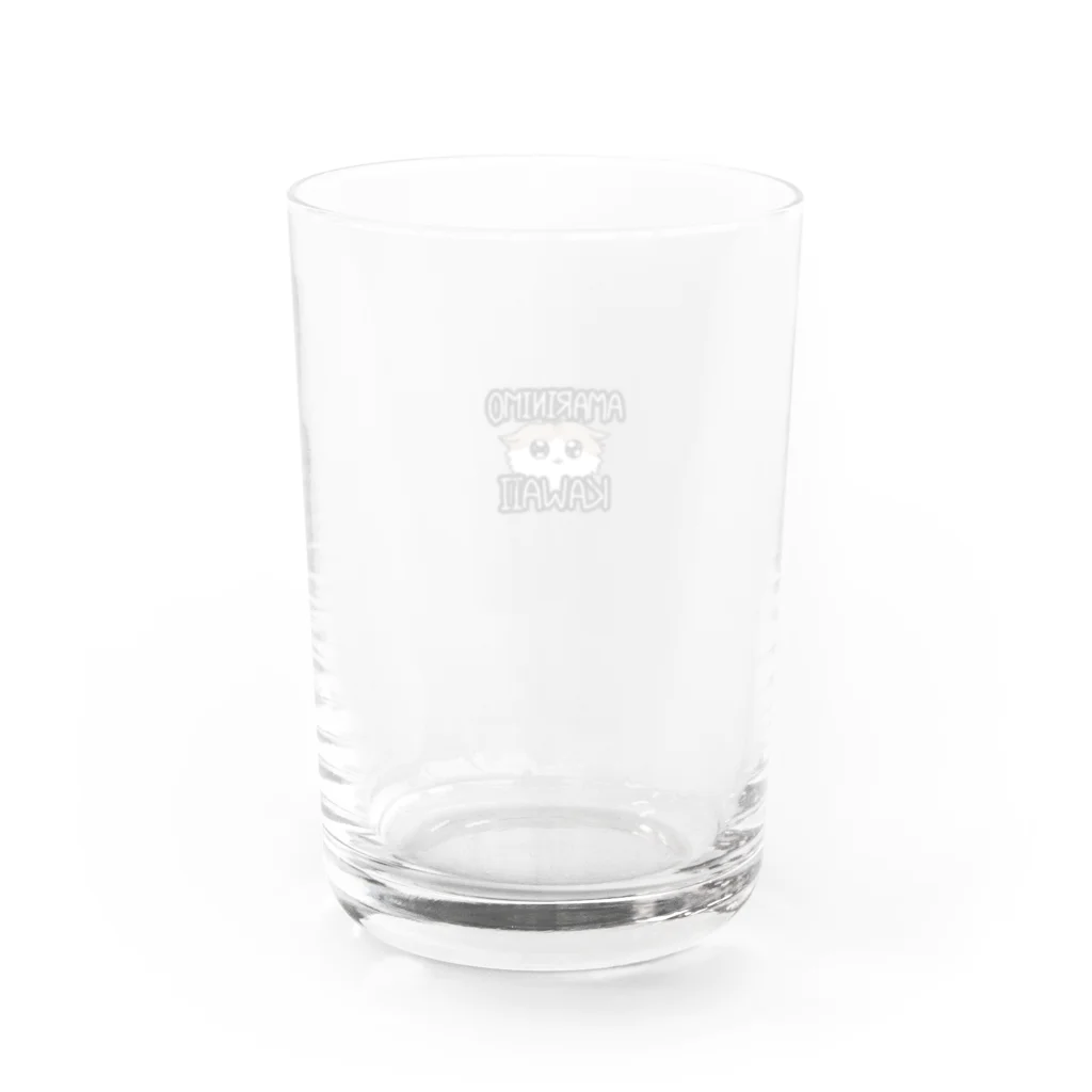 BISOREMONAKAのあまりにもカワイイぼく Water Glass :back