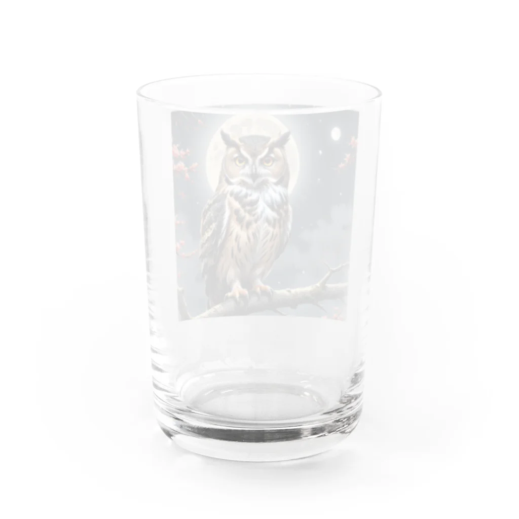 Ryanteaの月夜の監視者・ルアルクロウ Water Glass :back