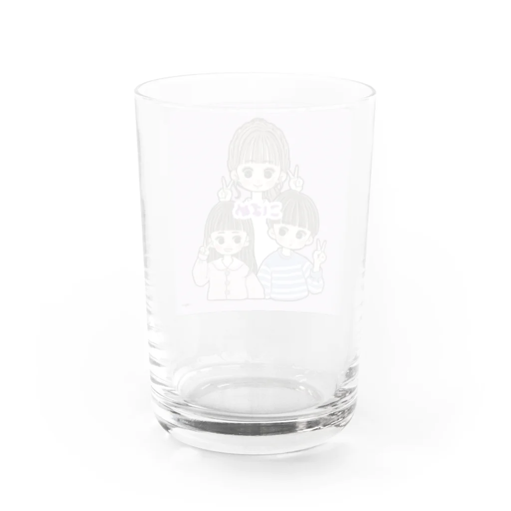 LuLushopのこばめ Water Glass :back