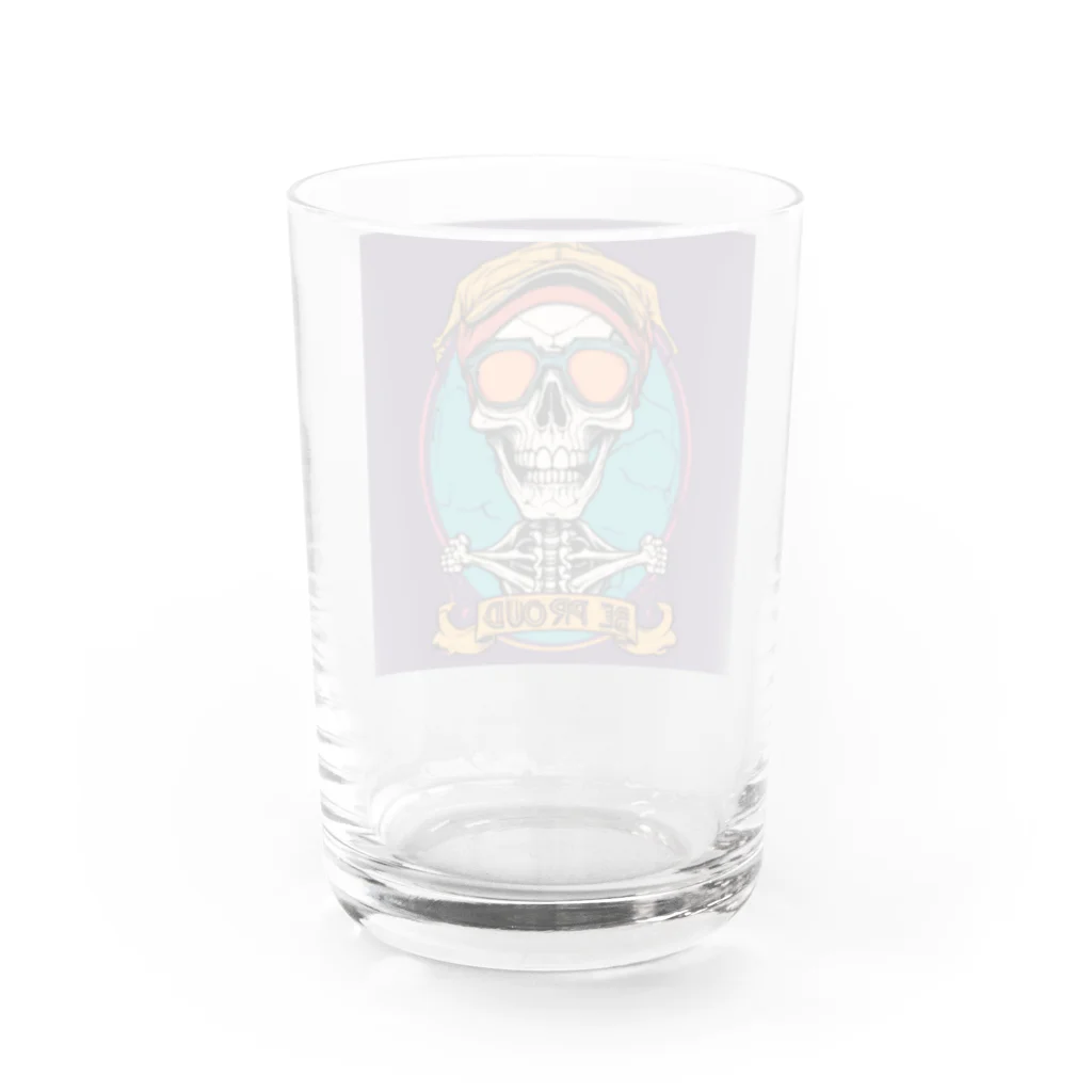 Be proudのBe proud スカルバンドT Water Glass :back