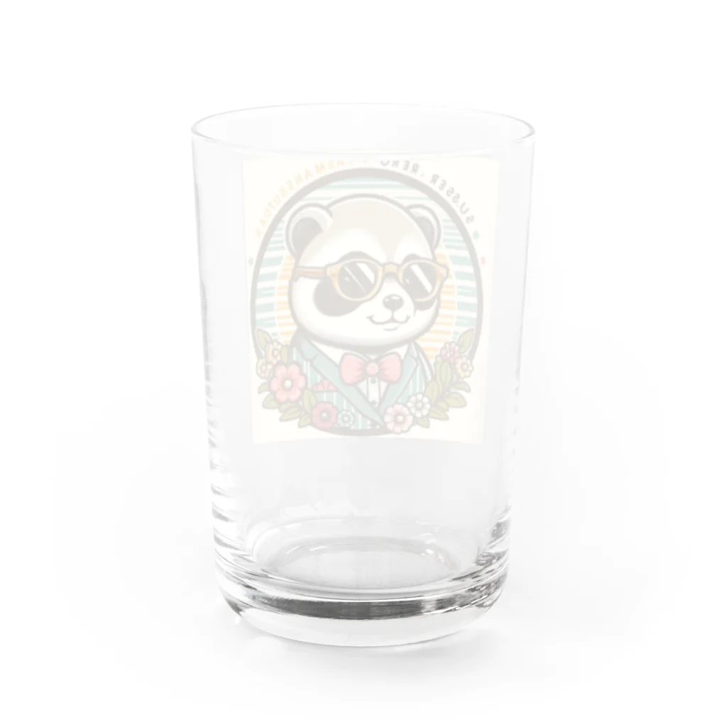 KAWAII SHOPのOSHARE RACCOON グラス反対面