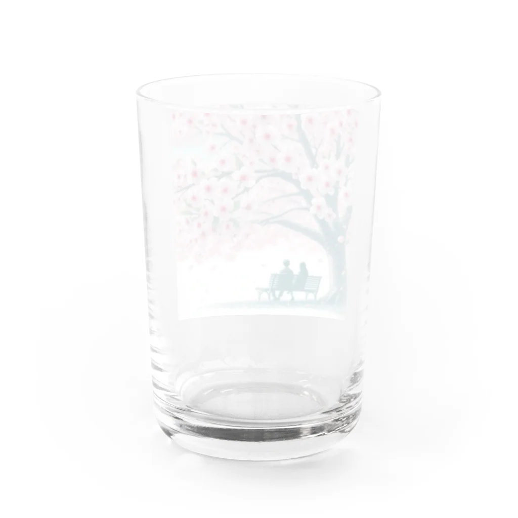 Rパンダ屋の「春風景グッズ」 Water Glass :back