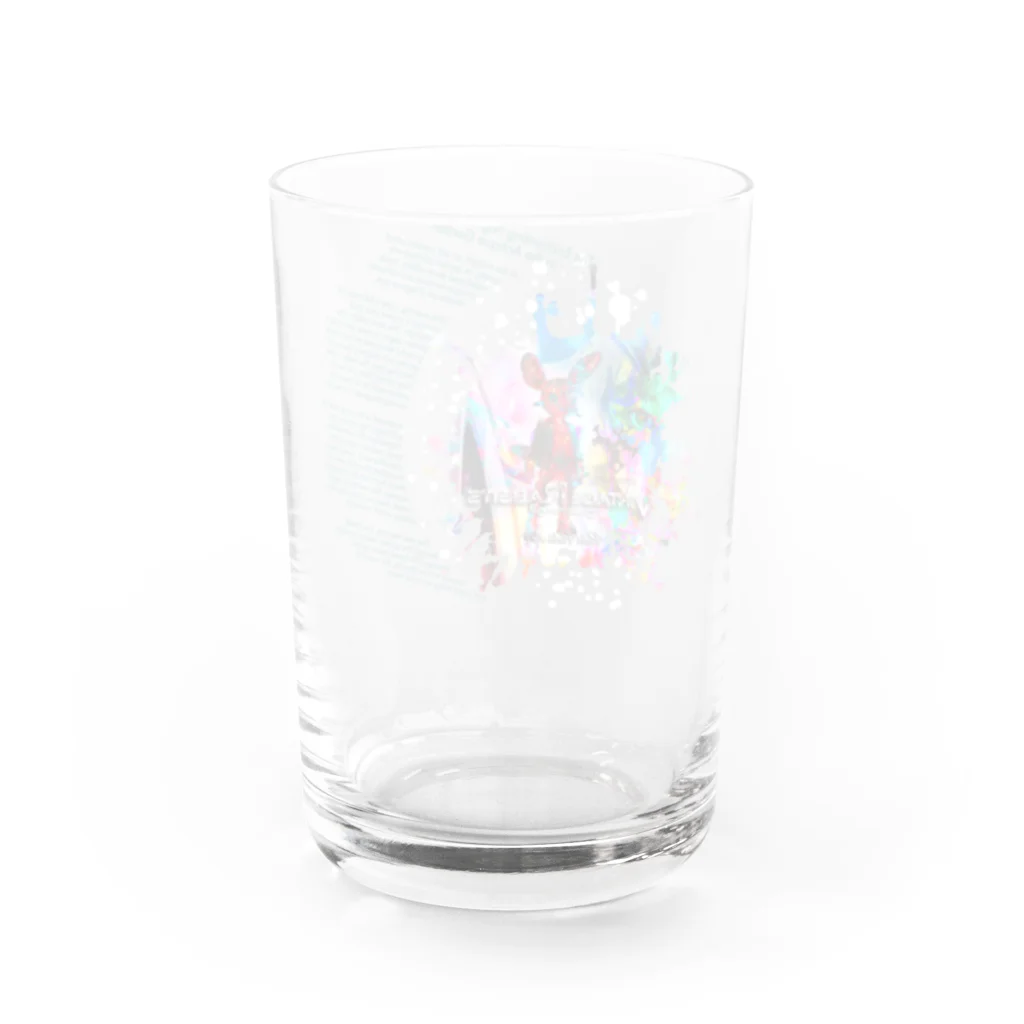 DOTS EMO JUICYの【Vintage Rabbits Collection 02】× Puchi Puchi Water Glass :back