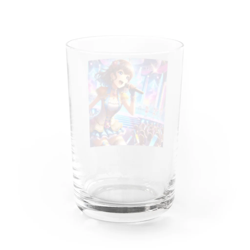 inuneko2004のステージに立つアイドル Water Glass :back