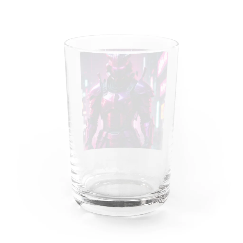 yoichi-puのRED-SAMURAI Water Glass :back