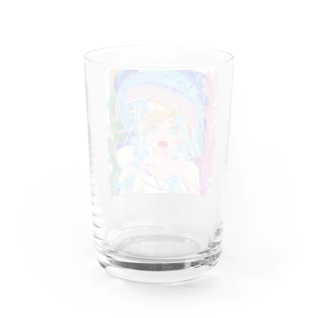 もふおみのJelly Fish Water Glass :back