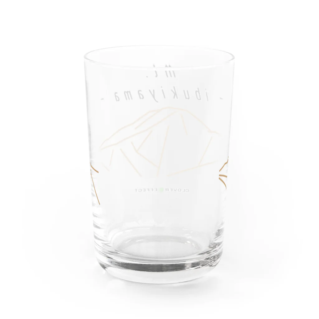 CLOVER🍀EFFECTの伊吹山 Water Glass :back