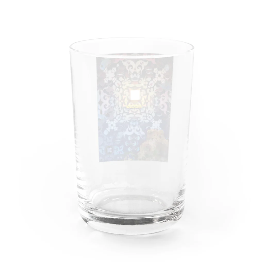 悲喜交々の新天地長方 Water Glass :back